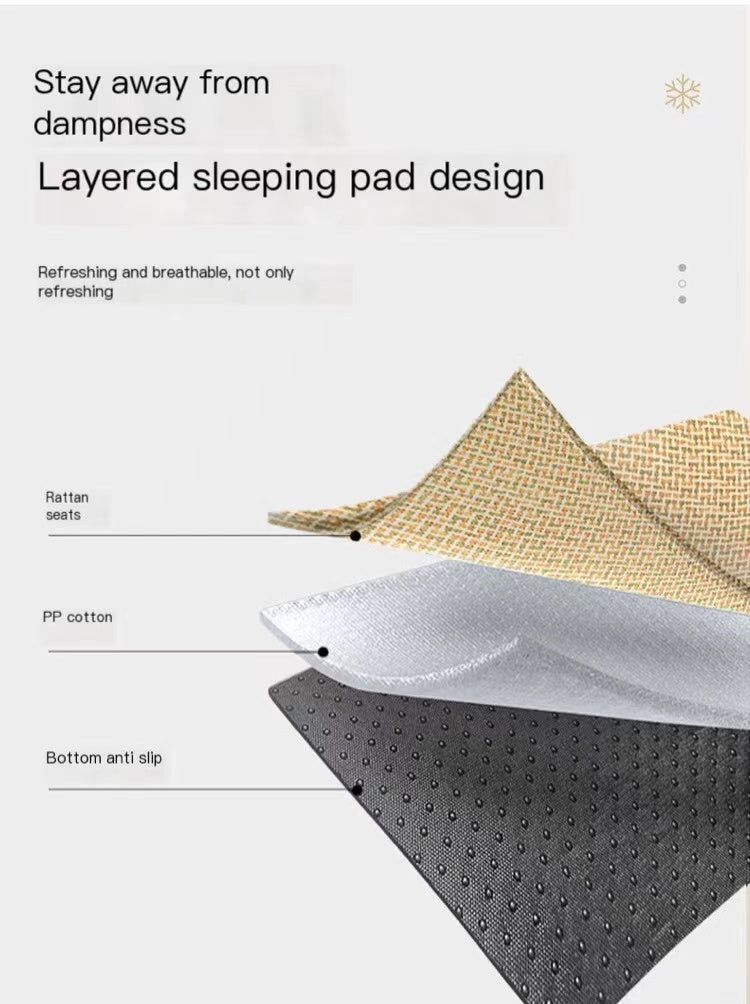 Pet Mat Ice Cool Grass Mat Dog's Nest Tengzhu Cooling Summer Pet's Nest Cat Sleeping Mat Anti Scratch Dog Bed Anti Moisture Dogs Cats Supplies Summer Pet Products — product detail