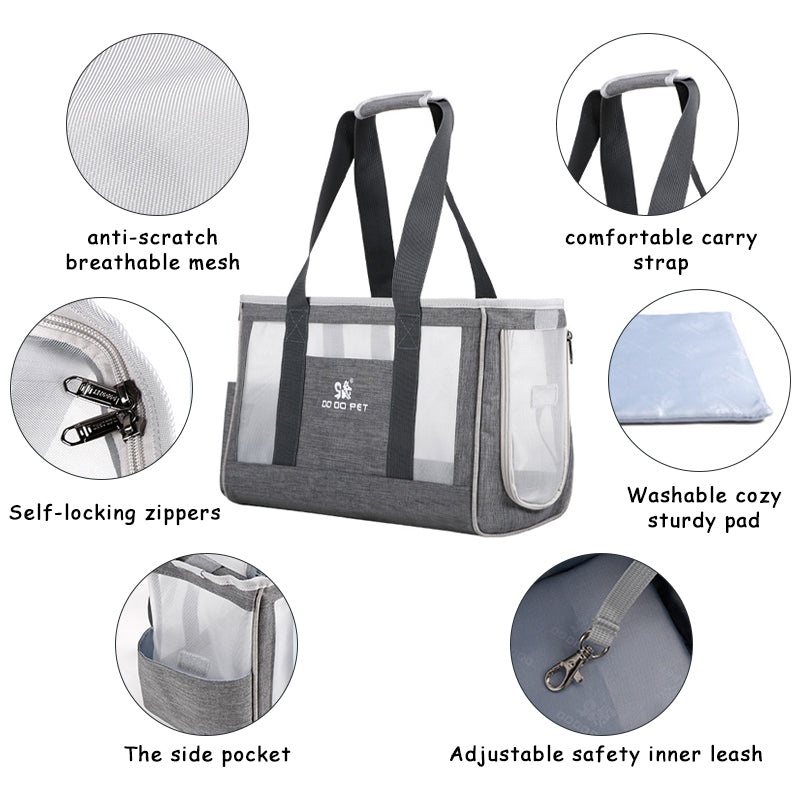 Portable Pet Cat Bag Breathable Dog Carrier Backpack Large Capacity Travel Pet Handbag For Puppy Kitten Pets Outdoor Supplies — product detail