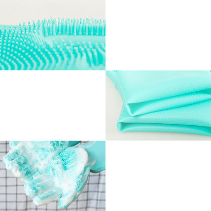 Silicone Dog Grooming Hair Comb Puppy Brush Glove Bath Cleaning Brushes Small Dog Cat Massage Pet Grooming Gloves — product detail