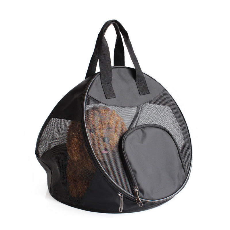 Portable breathable handbag for pets — product detail