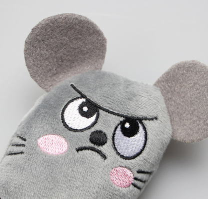 Cat Pet Plush Embroidered Mint Toys — product detail