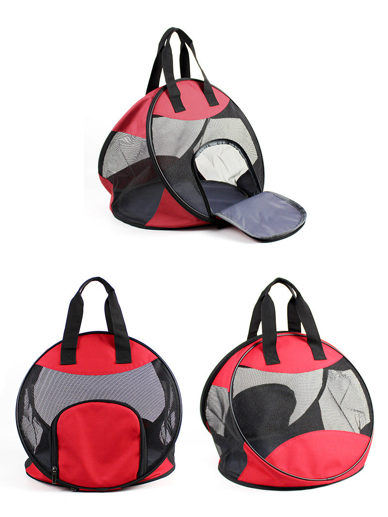 Portable breathable handbag for pets — product detail