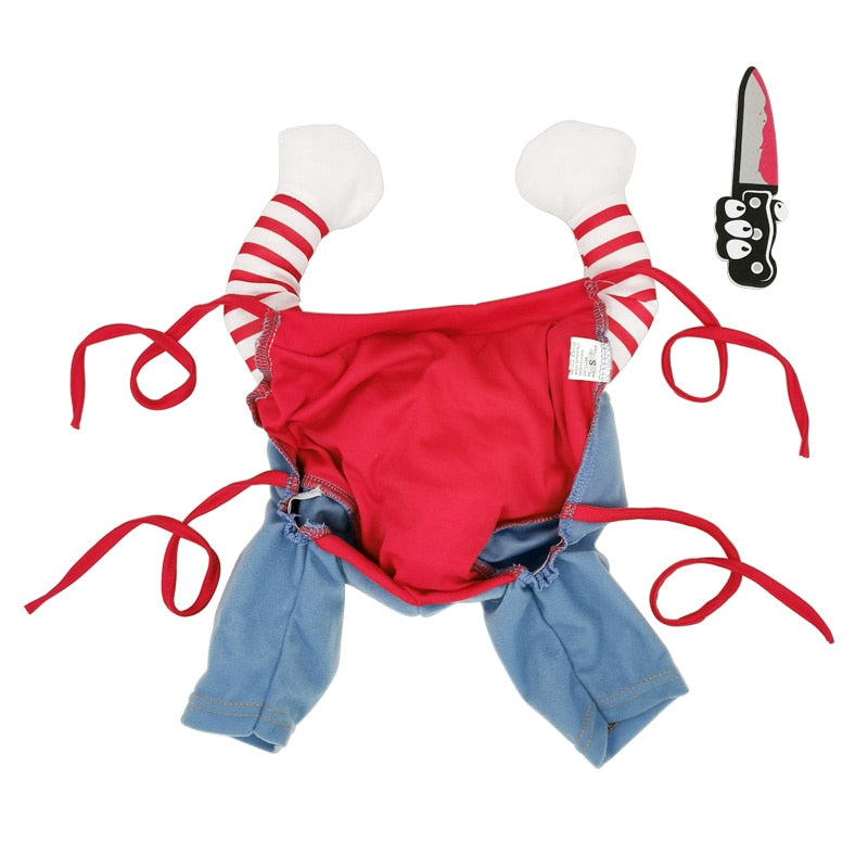 Halloween Pet Costume Pet Dog Funny Clothes Adjustable Dog Cosplay Costume Scary Costume Party Gatherings — product detail