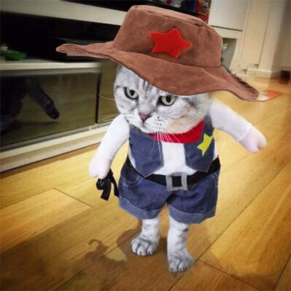 Pet denim costume — product detail
