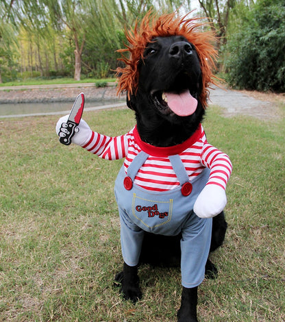 Halloween Pet Costume Pet Dog Funny Clothes Adjustable Dog Cosplay Costume Scary Costume Party Gatherings — product detail