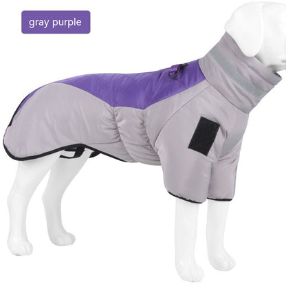 New Winter Dog Coat Waterproof Pet Clothes For Medum Large Dogs Warm Thicken Dog Vest Custome Labrador Jacket — product detail