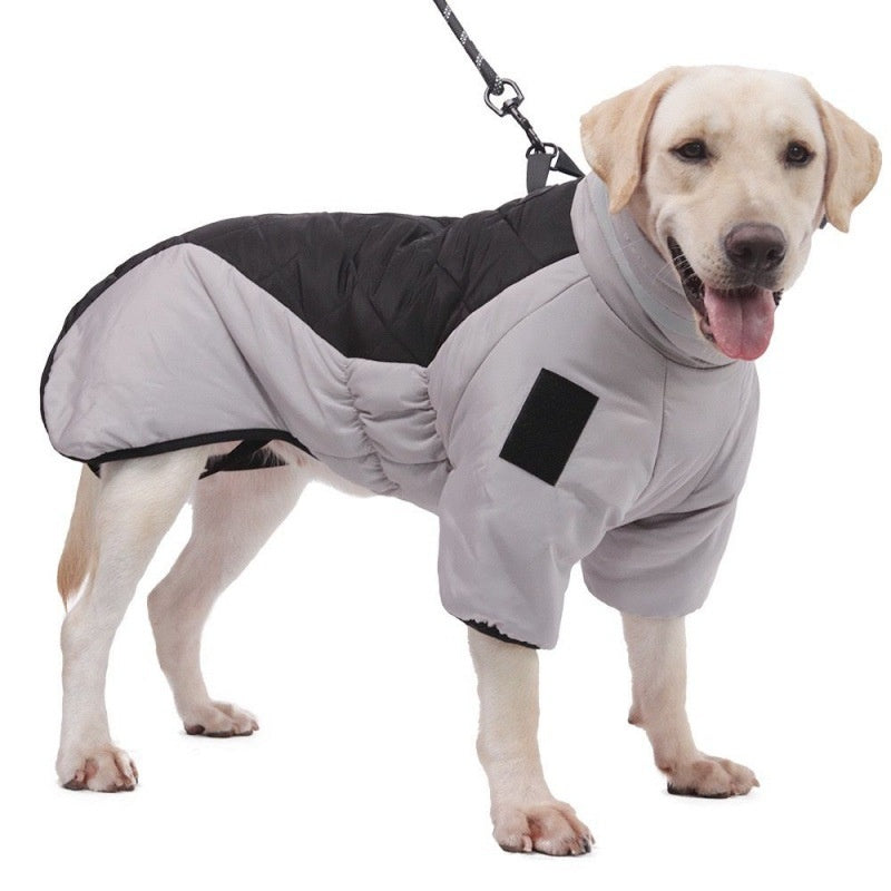 New Winter Dog Coat Waterproof Pet Clothes For Medum Large Dogs Warm Thicken Dog Vest Custome Labrador Jacket — product detail