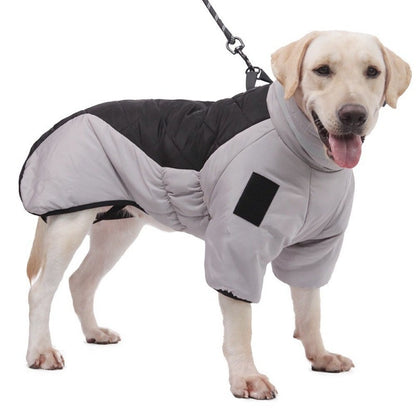 New Winter Dog Coat Waterproof Pet Clothes For Medum Large Dogs Warm Thicken Dog Vest Custome Labrador Jacket — product detail