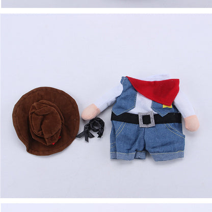 Pet denim costume — product detail