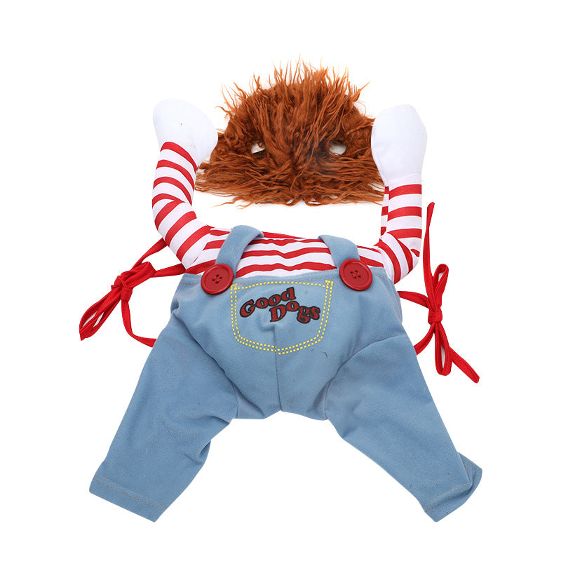 Halloween Pet Costume Pet Dog Funny Clothes Adjustable Dog Cosplay Costume Scary Costume Party Gatherings — product detail