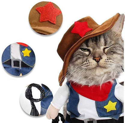 Pet denim costume — product detail