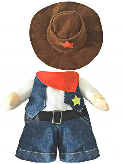 Pet denim costume — product detail