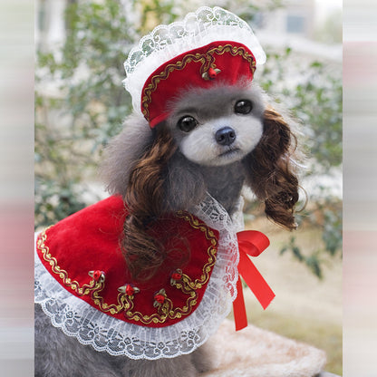 Lace-Trim Pet Costume Sets — product detail