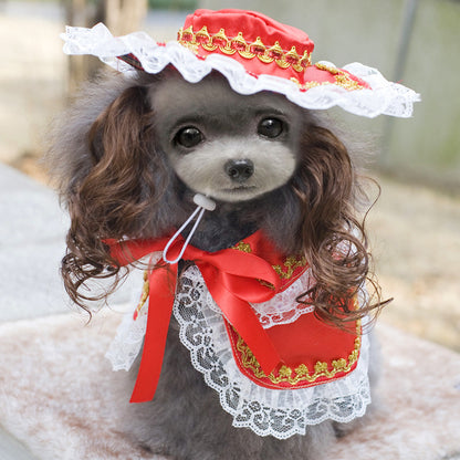 Lace-Trim Pet Costume Sets — product detail