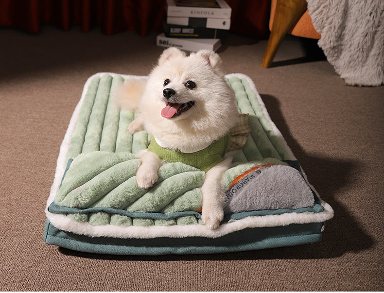 Winter Warm Dog Kennel Pillow Dog Mat Dog Sleeping Mat Sleeping Cat — product detail