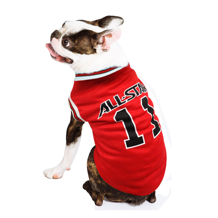 Hot World Cup Ball Spring And Summer Dog Vest Pet Supplies — product detail