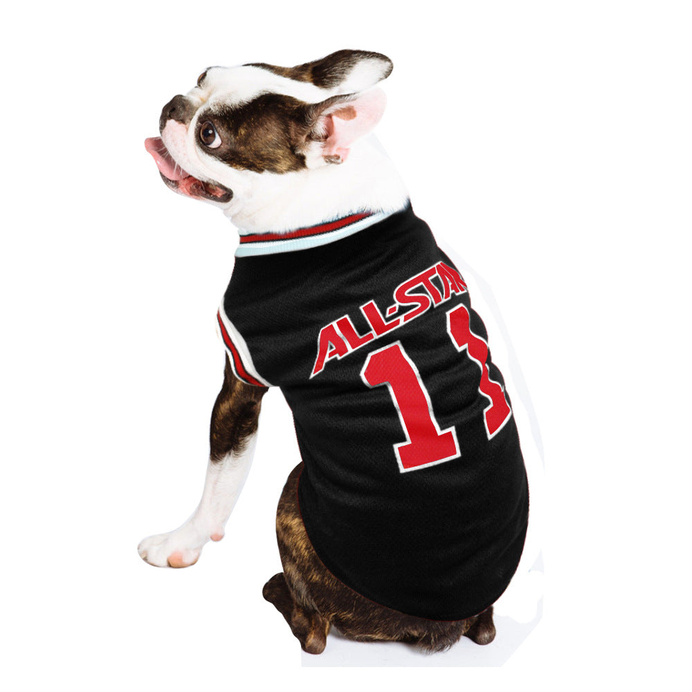 Hot World Cup Ball Spring And Summer Dog Vest Pet Supplies — product detail