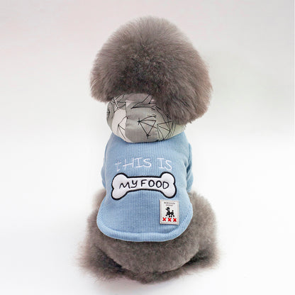 Thickened Warm, Hooded, Padded Clothes For Pets — product detail