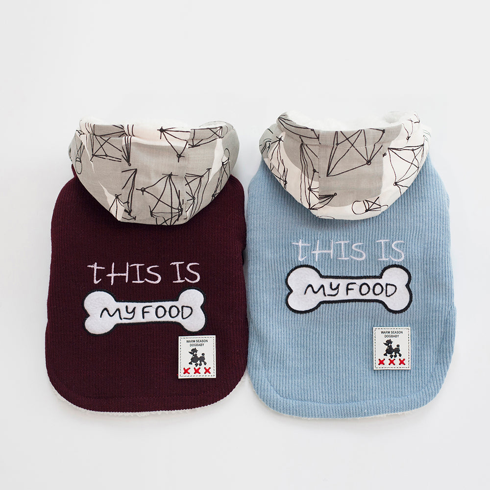 Thickened Warm, Hooded, Padded Clothes For Pets — product detail