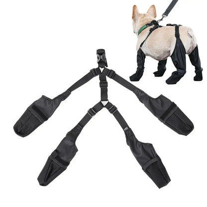 Adjustable Suspender Dog Boots — product detail
