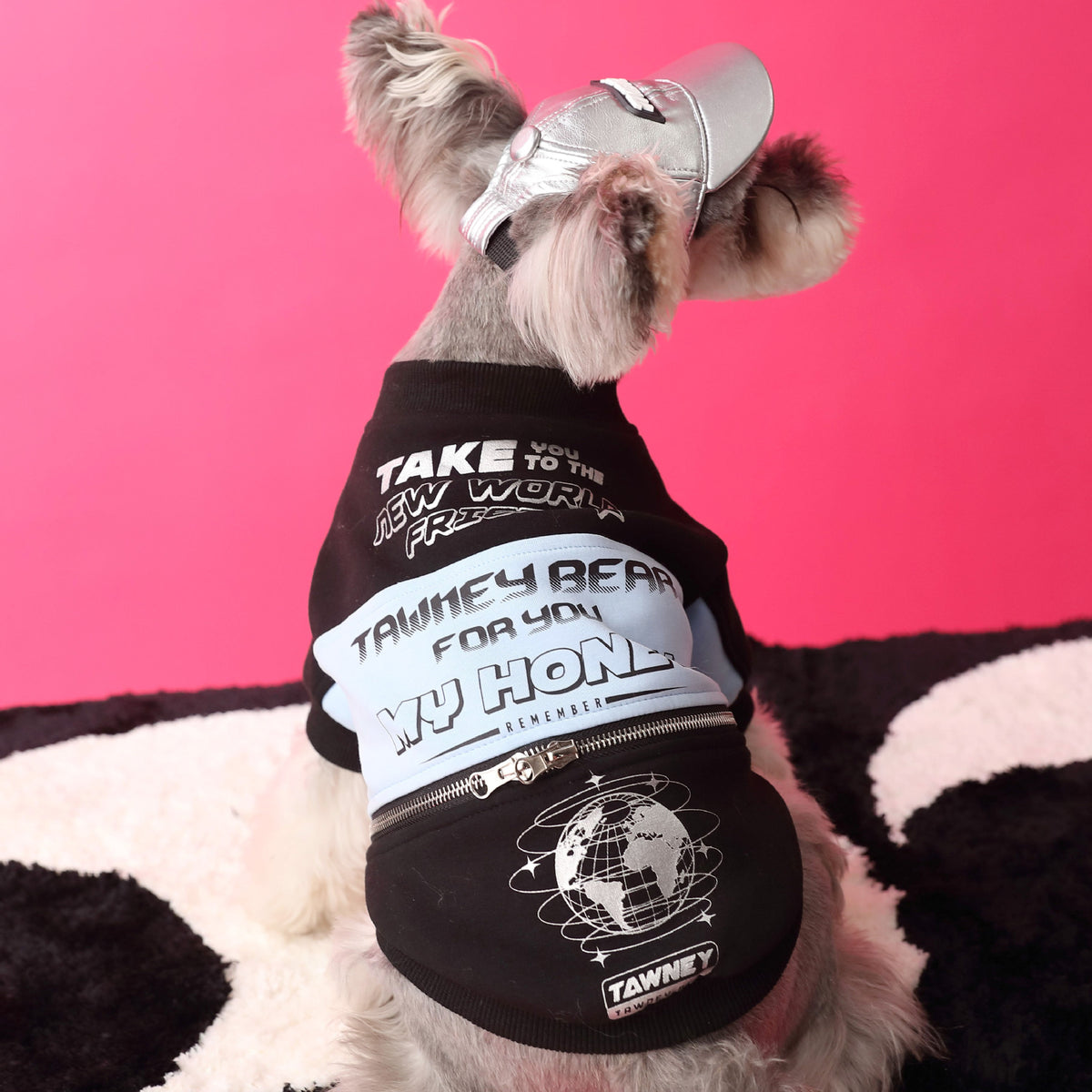 Dog Clothes Stitching Zipper Pullover Sweater — product detail