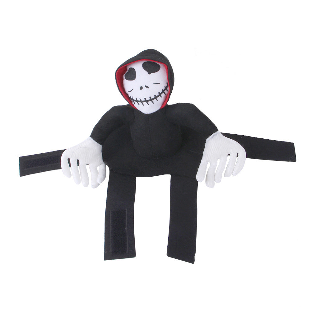 Hooded Skeleton Rider Dog Costume — product detail