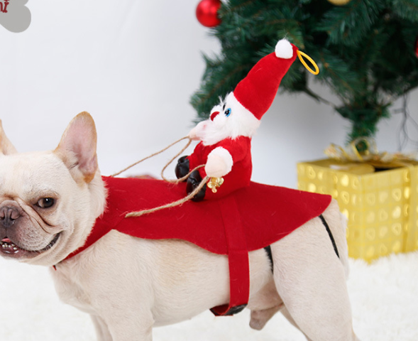 Christmas Rider Costumes for Dogs — product detail