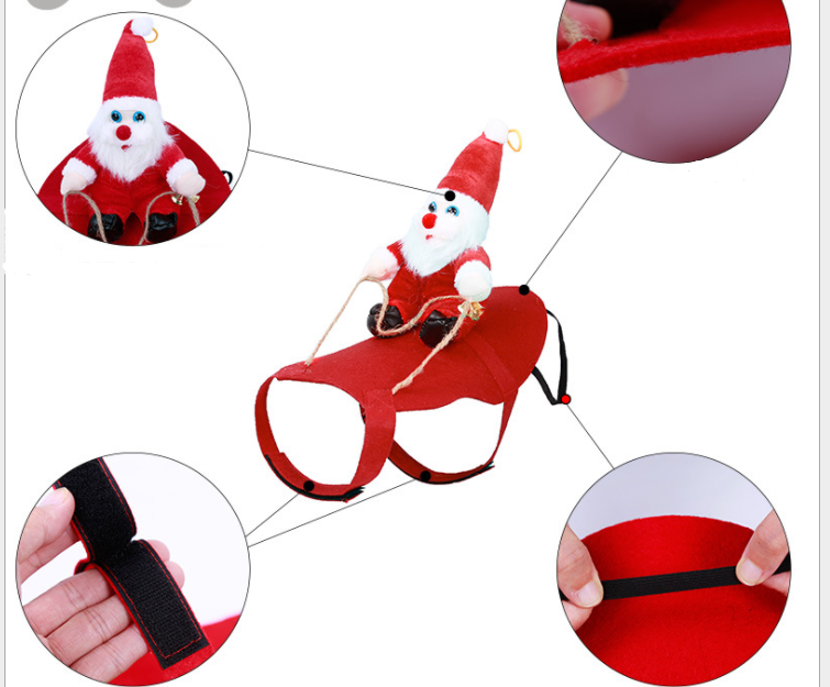 Christmas Rider Costumes for Dogs — product detail