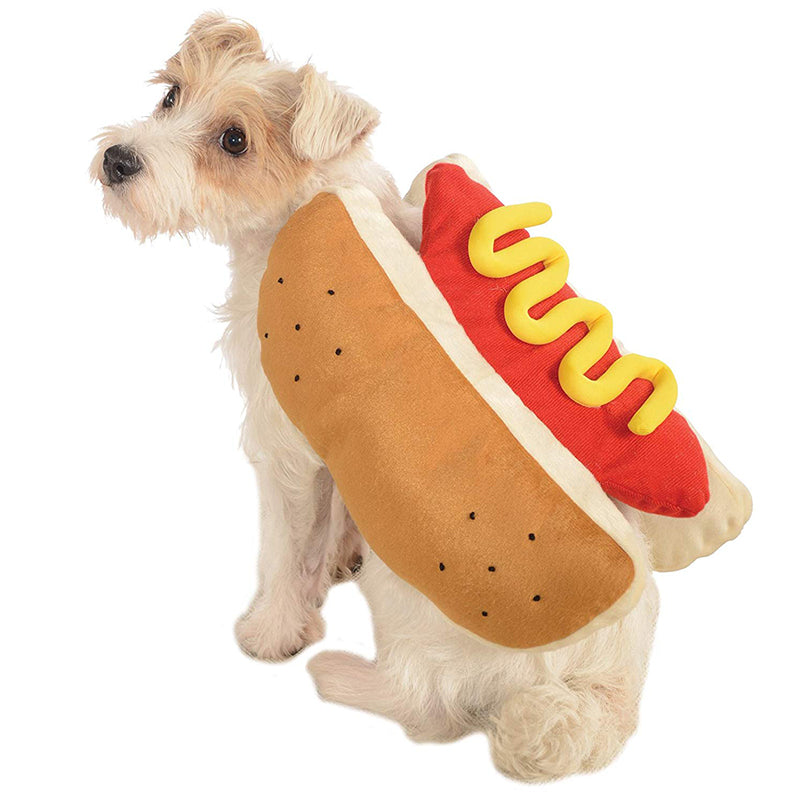 Plush Hot Dog Costume for Dogs — product detail