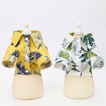 Summer Button-Up Dog Shirt — product detail