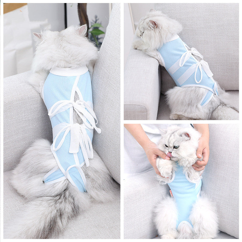 Cat Clothes Summer Clothes Thin Pet Care Suit — product detail