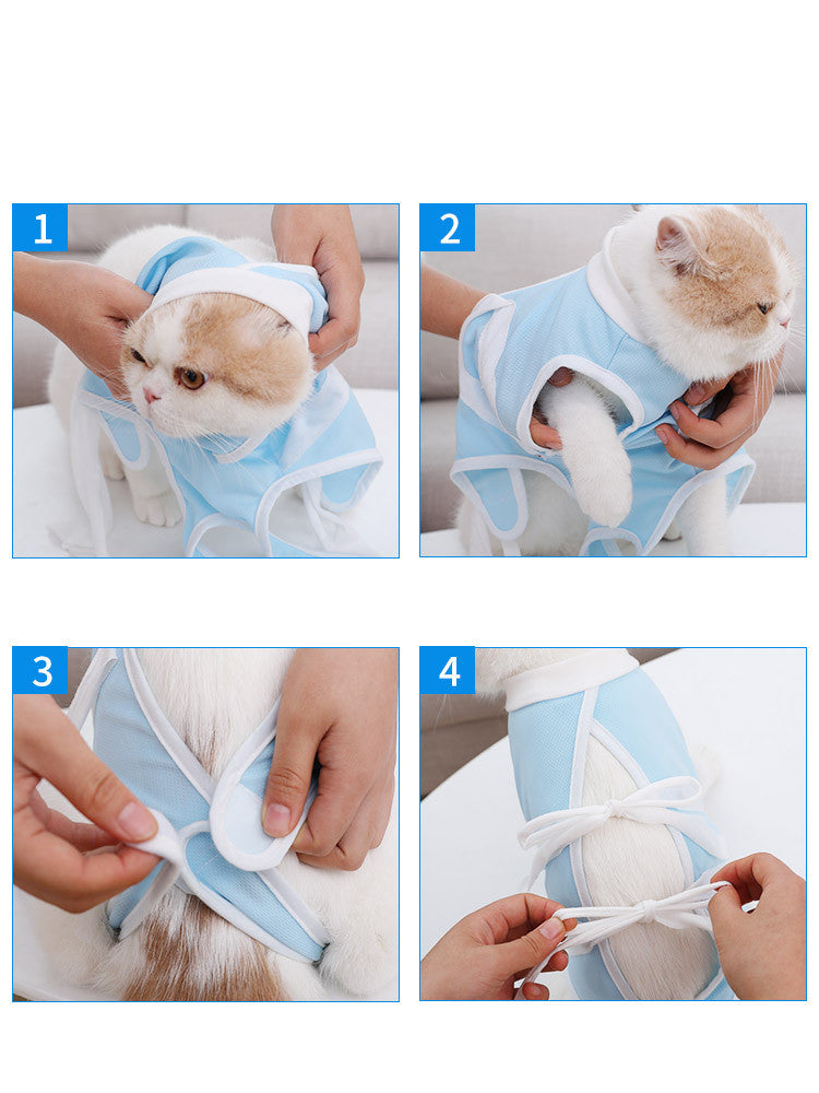 Cat Clothes Summer Clothes Thin Pet Care Suit — product detail