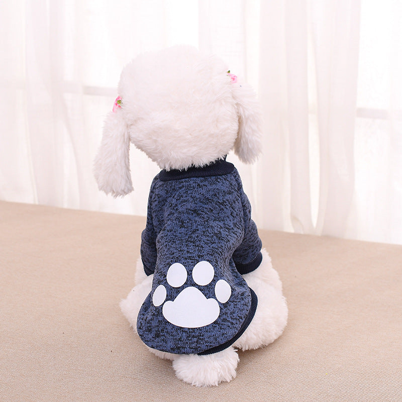 Clothing Pet Clothing Two-legged Sweater Teddy — product detail