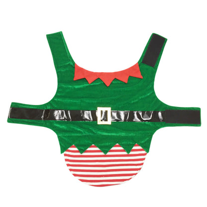 Fashion Christmas Clothes Green Elf Pet Dog Christmas Costume — product detail
