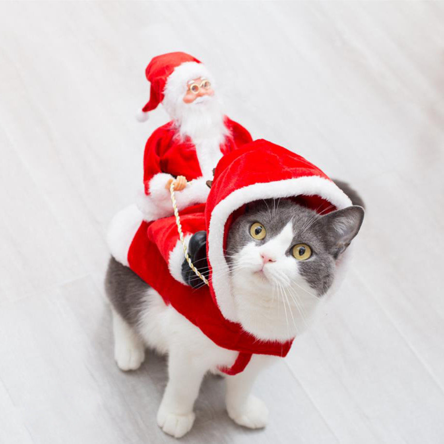 Fashion Christmas Clothes Green Elf Pet Dog Christmas Costume — product detail