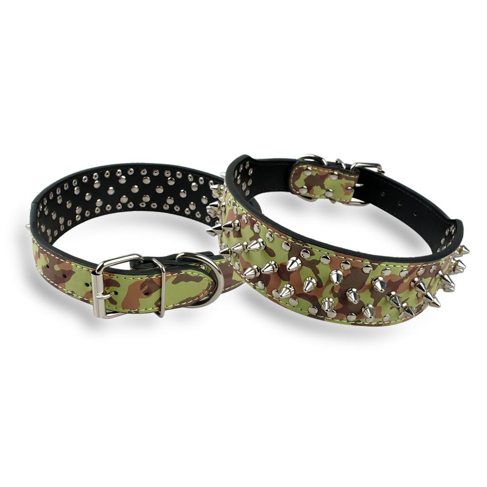 Pet collar large dog rivet collar — product detail