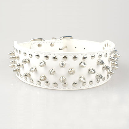 Pet collar large dog rivet collar — product detail