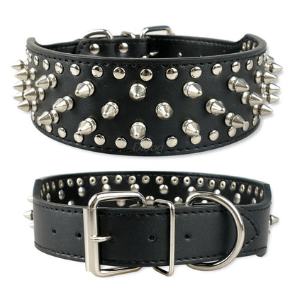 Pet collar large dog rivet collar — product detail