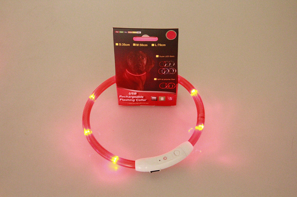USB-Rechargeable Light-Up Dog Collar — product detail