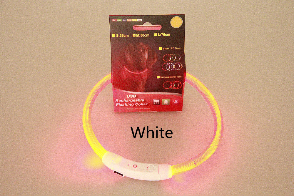 USB-Rechargeable Light-Up Dog Collar — product detail
