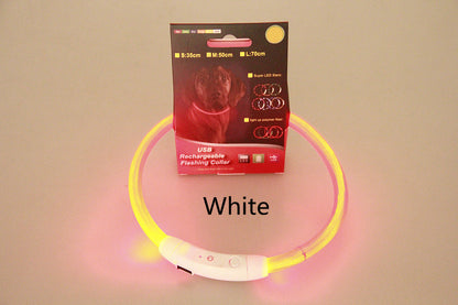 USB-Rechargeable Light-Up Dog Collar — product detail