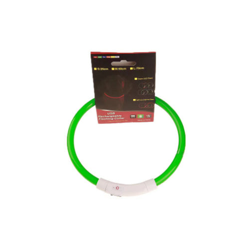 USB-Rechargeable Light-Up Dog Collar — product detail