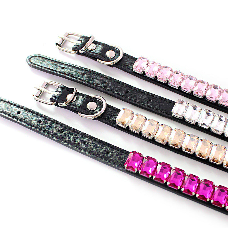 PU Dog  Cat Collar — product detail