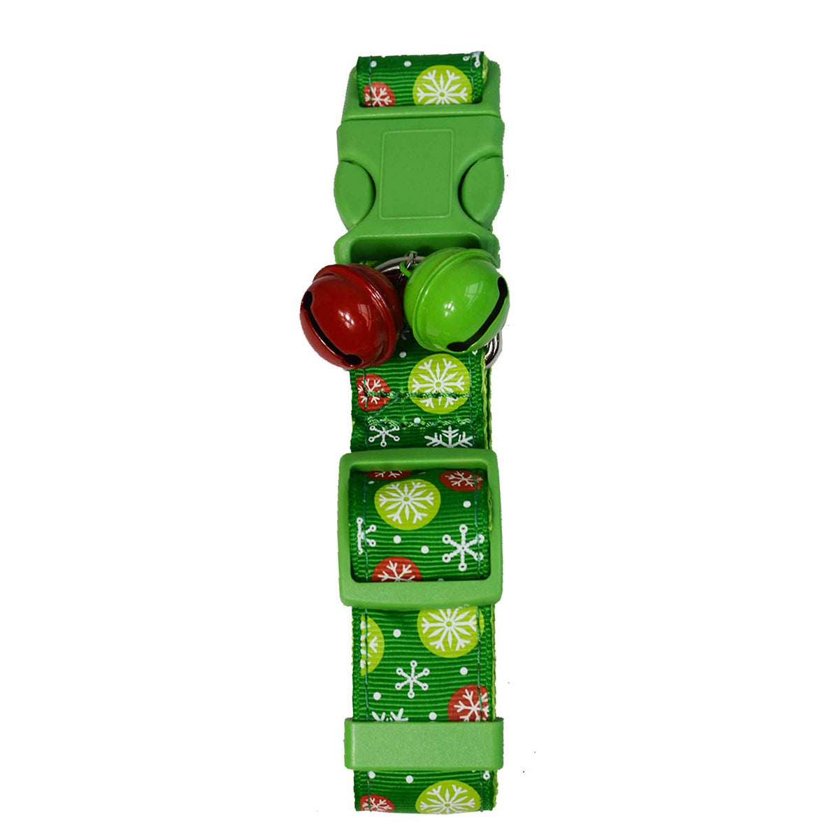 Christmas Print Pet Collar with Bell — product detail