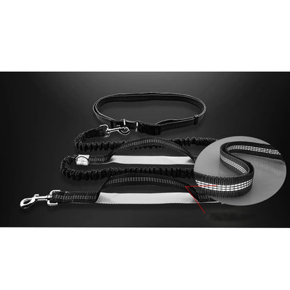 Reflective Hands-Free Running Dog Leash — product detail