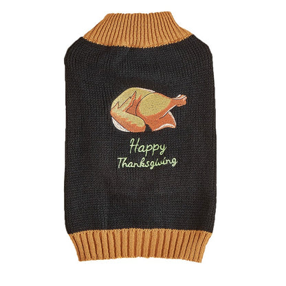 Thanksgiving Pet Clothes Lapel Retro Plaid Contrast Color — product detail