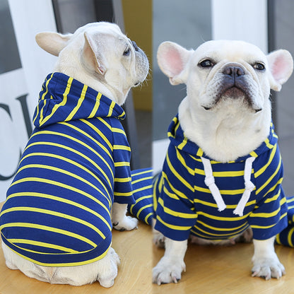 Pet Dog Cat Hoodie Striped Clothes — product detail
