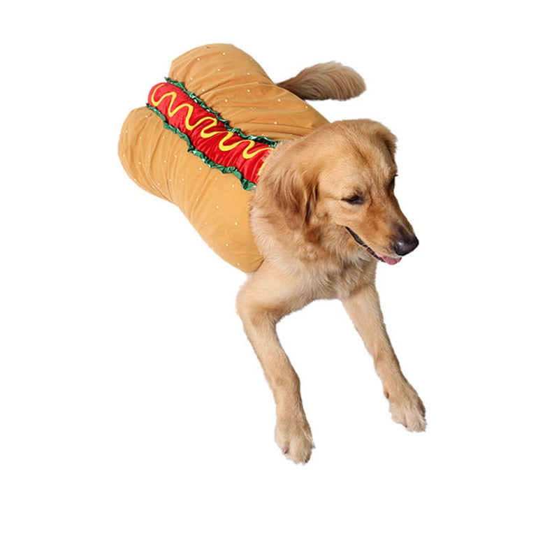 Hot Dog Costume for Dogs and Cats — product detail