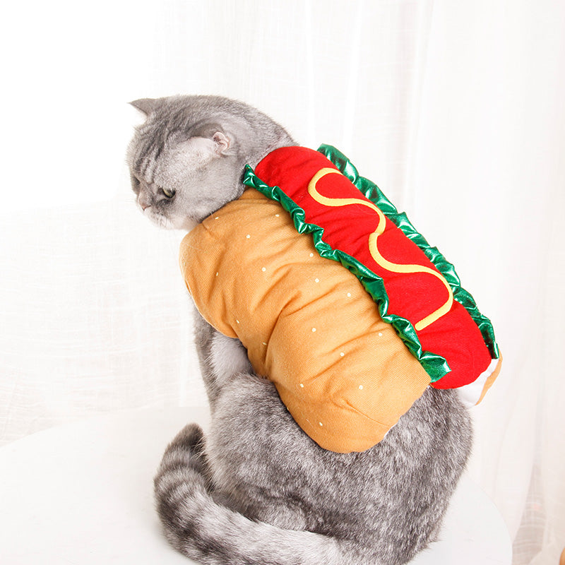 Hot Dog Costume for Dogs and Cats — product detail