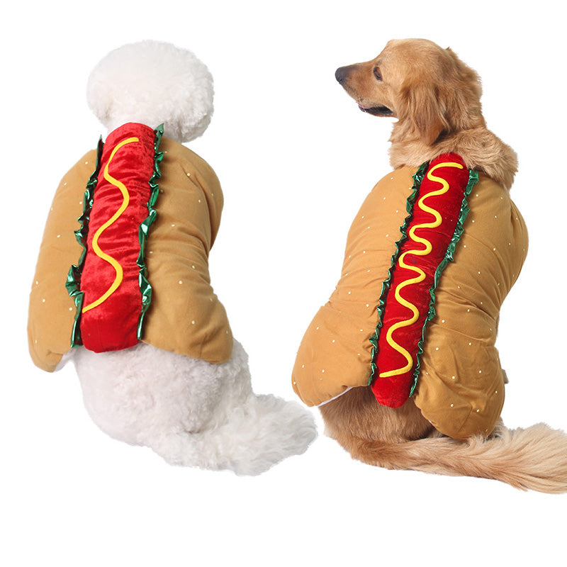 Hot Dog Costume for Dogs and Cats — product detail